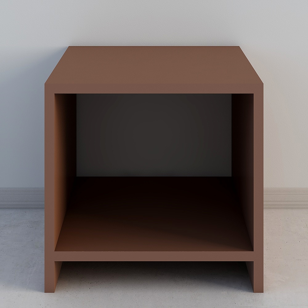 MOKUKAKU 나이트스탠드 합판+사각+합판+가구+수납스툴