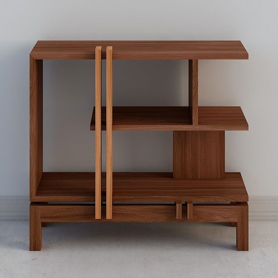 Urban Elegance Bookshelf 3D model