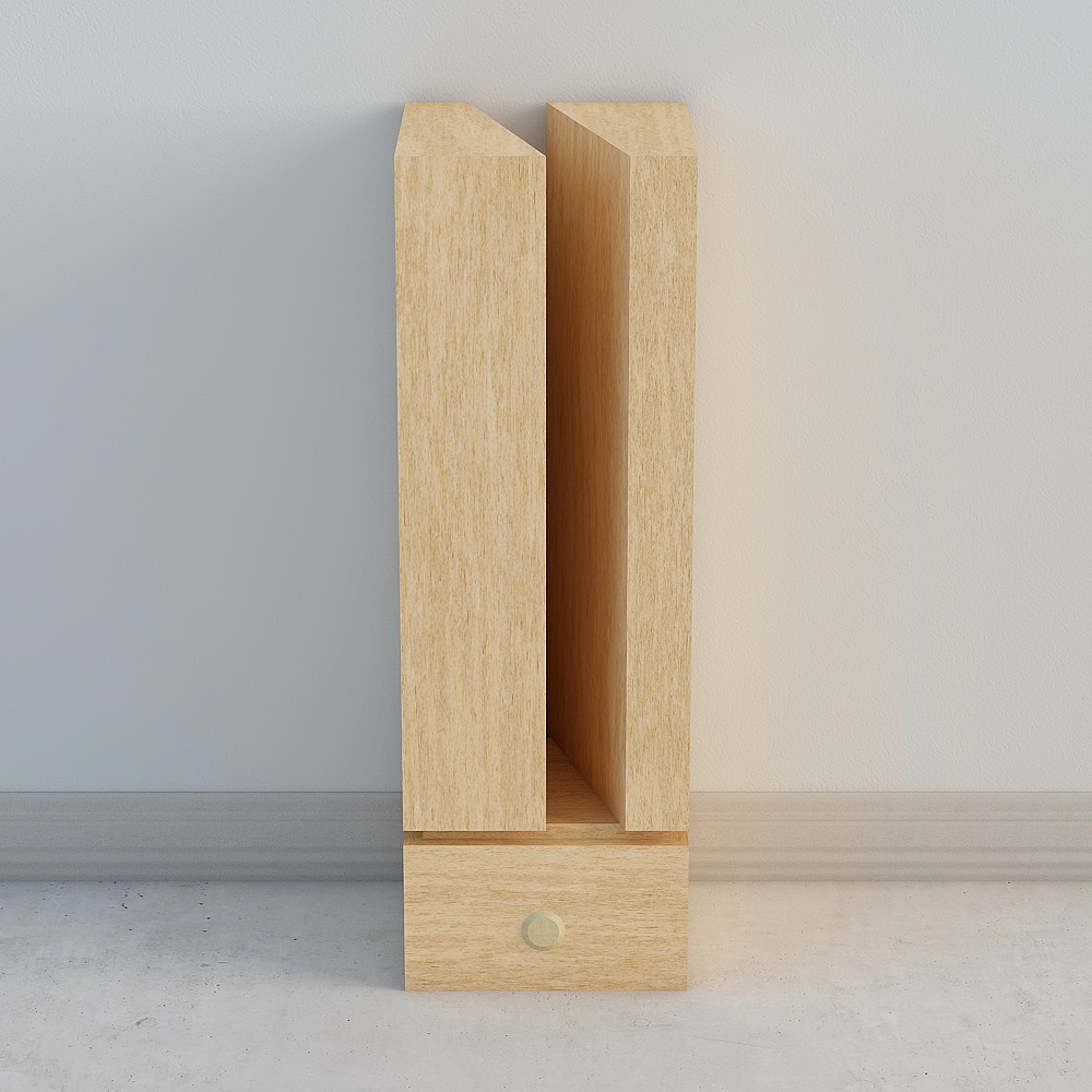 Woodwave Magezien 櫃 9.+原木+情緒燈.skp2