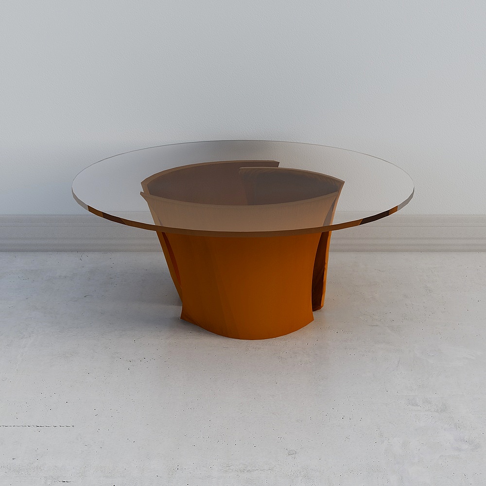 VEINE 커피 테이블 10.+월넛+투명+소파테이블+1200