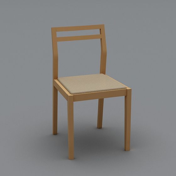 Sedia Ruhe + Quercia Bianca + Sedia in Legno Massello + Marrone Chiaro