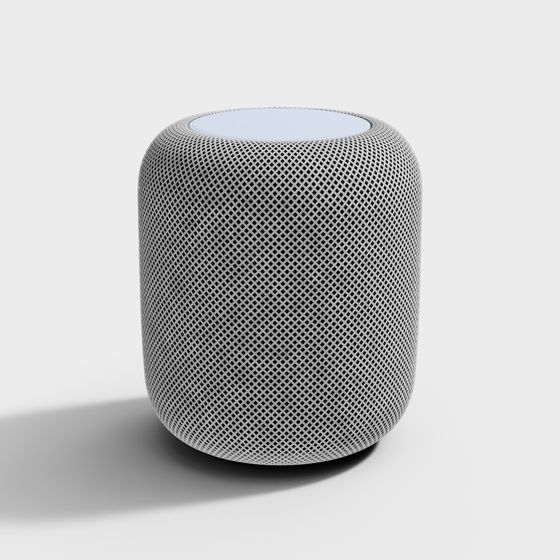 Minimalist Smart Speaker 3D Model Design