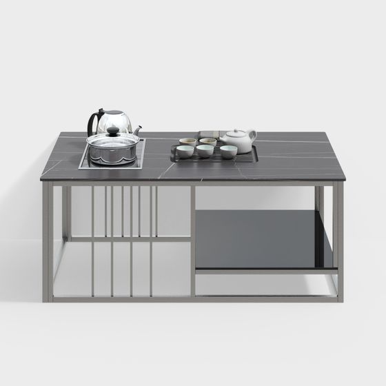 Urban Tea Table 3D model for Modern Interiors