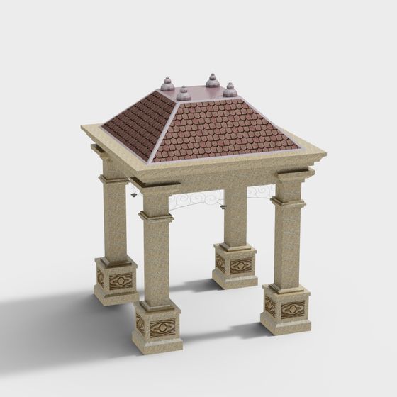 Garden Gazebo 3D model