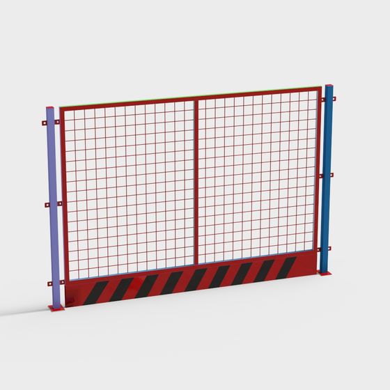 Industrial Fence 3D model