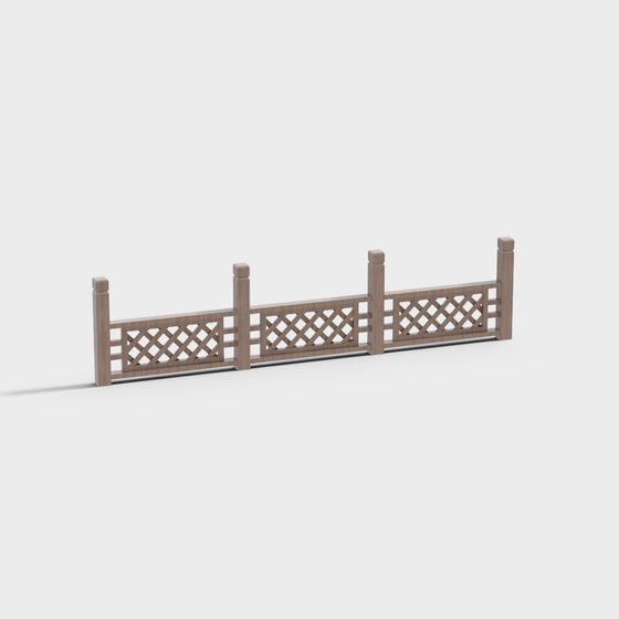 Lattice Fence 3D model