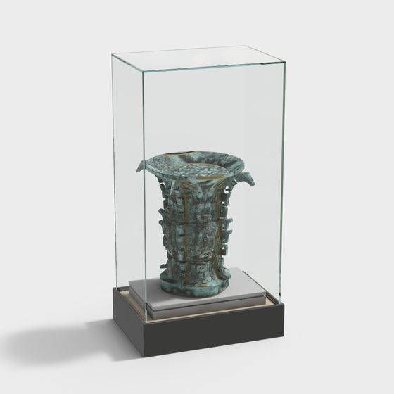 Bronze Ritual Vessel 3D model for Modern Design