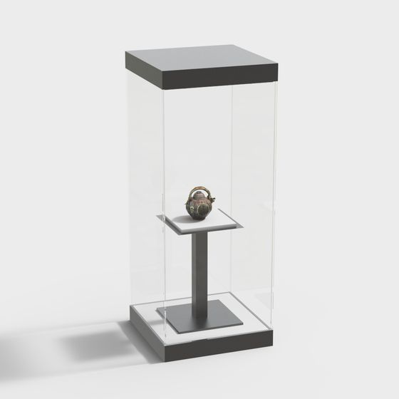 Elegant Display Cabinet 3D model for Modern Designs