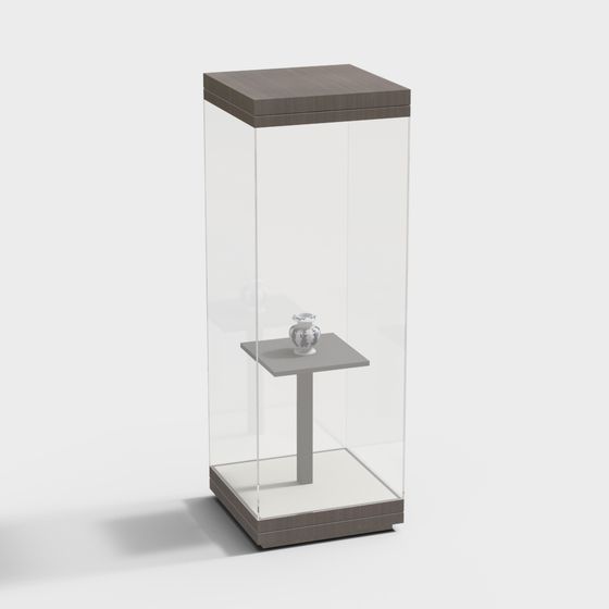 Stylish Display Cabinet 3D model for Creative Use