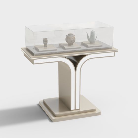 Stylish Display Cabinet 3D model for Creative Projects