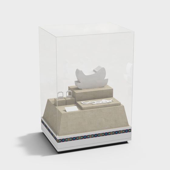 Pyramid Display Case 3D model