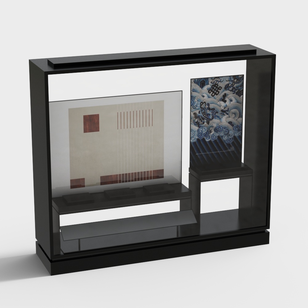 Exhibition hall display cabinet