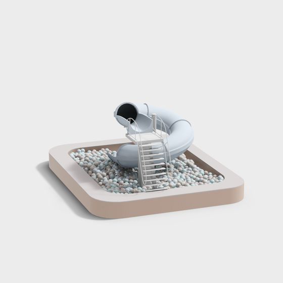 Swim Slide 3D model for Kids' Play Areas