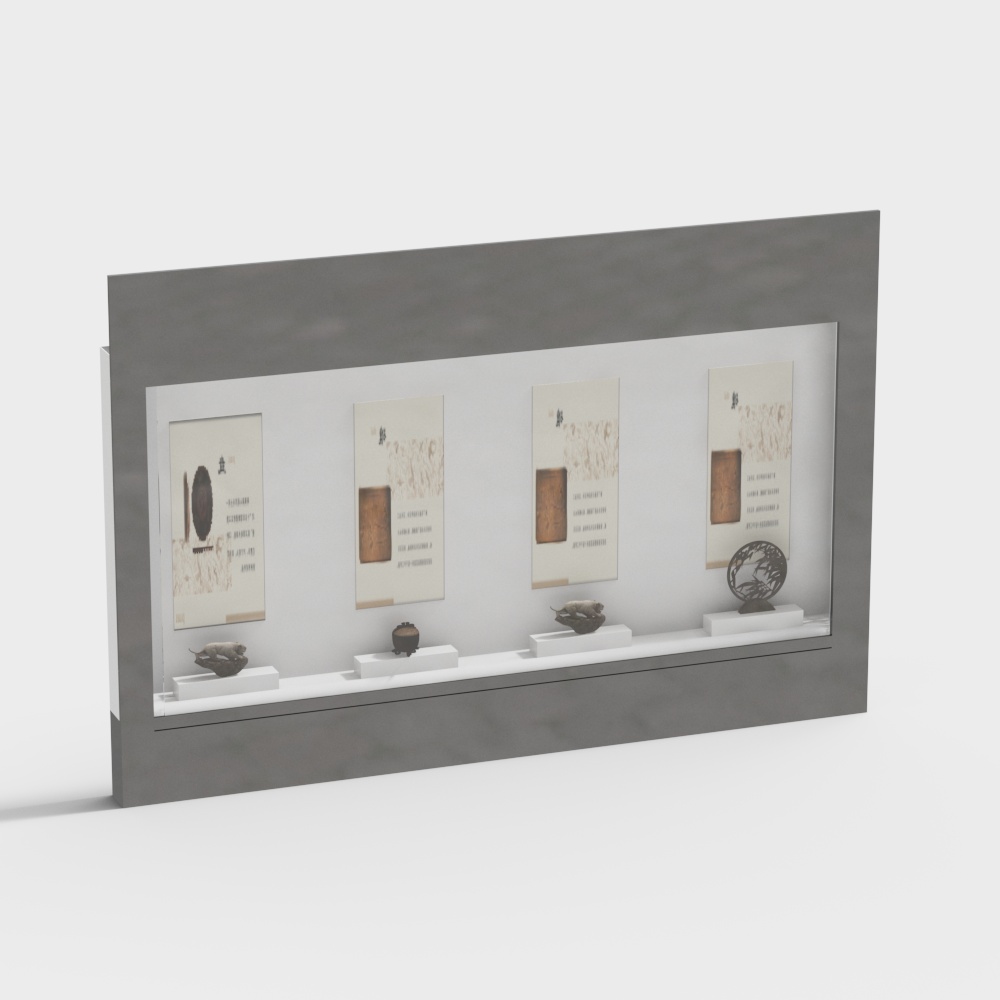 전시관 디스플레이 캐비닛