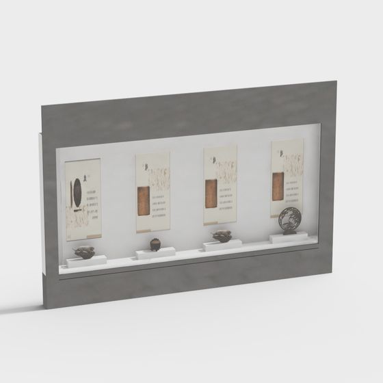 전시관 디스플레이 캐비닛