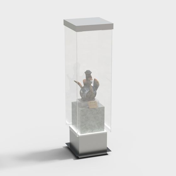 Museum Display Case 3D model