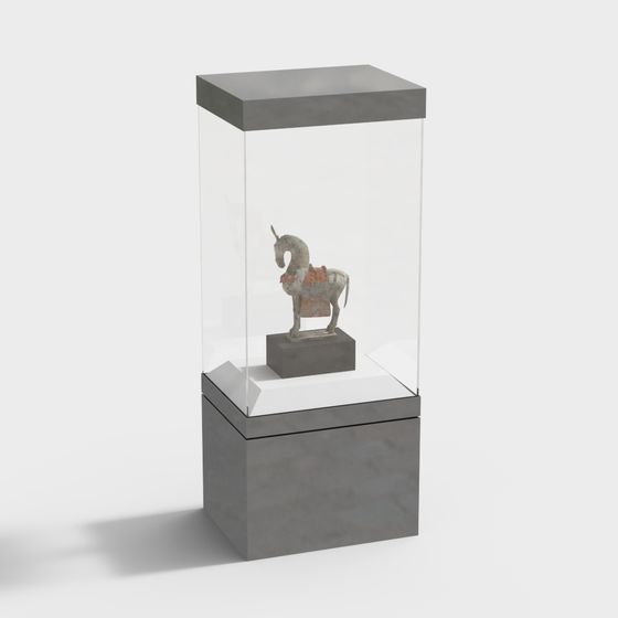 Antique Horse Sculpture 3D model