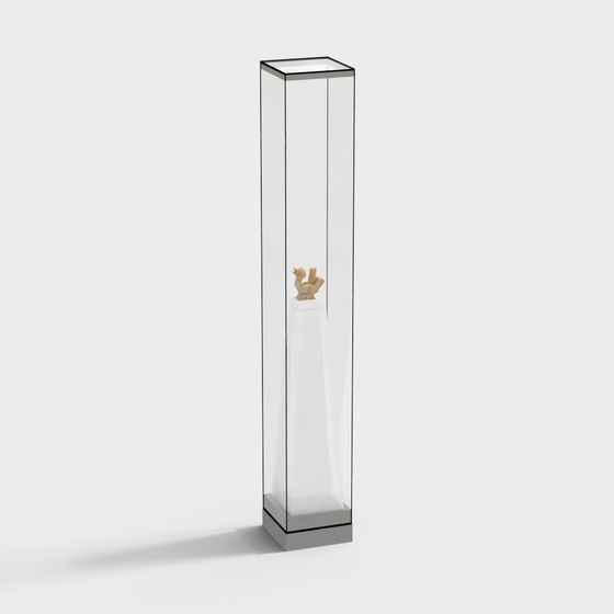 Elegant Display Cabinet 3D model for Creative Projects