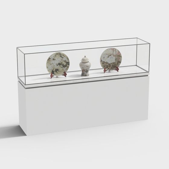 Ceramic Display Cabinet 3D model