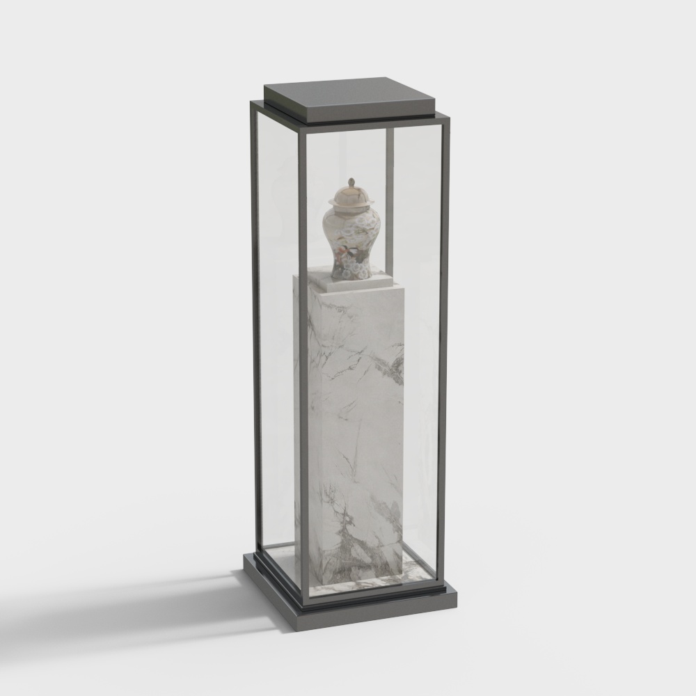 博物館のディスプレイラック