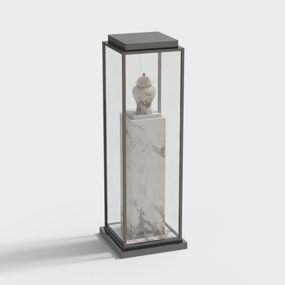 博物館のディスプレイラック