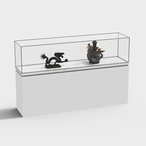 Mystical Dragon and Phoenix 3D Models