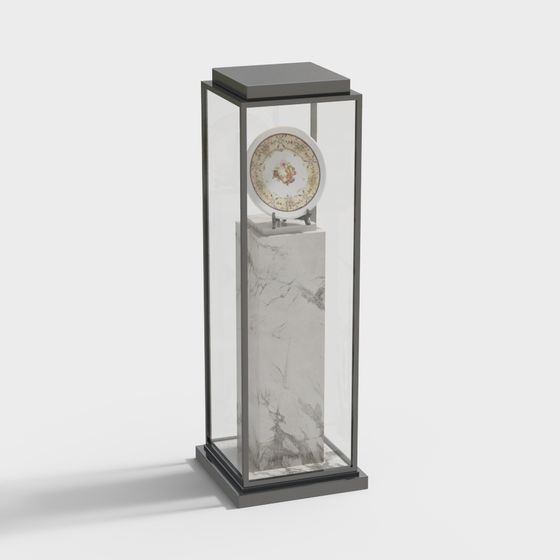 Elegant Showcase Display Cabinet 3D model