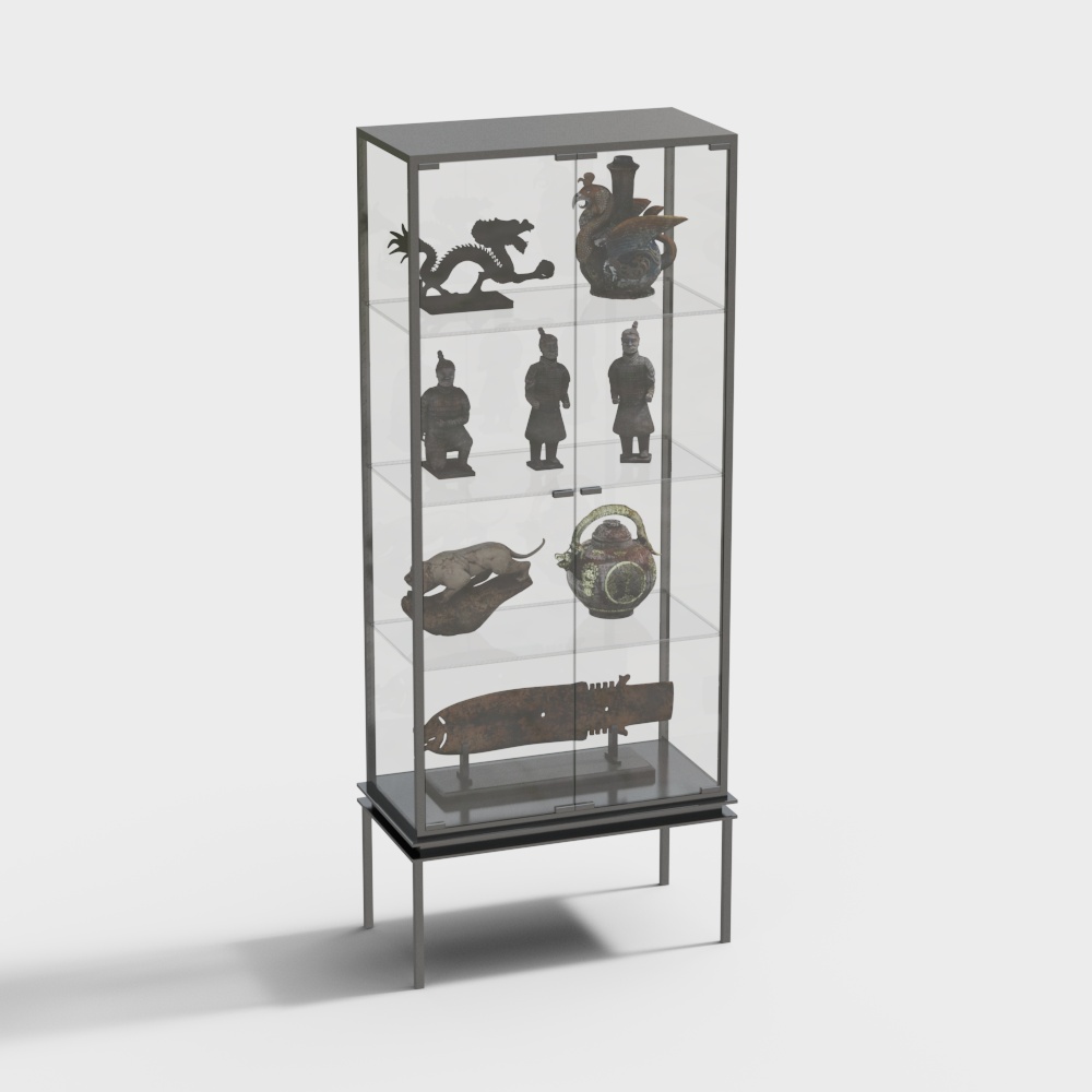 Museum display rack