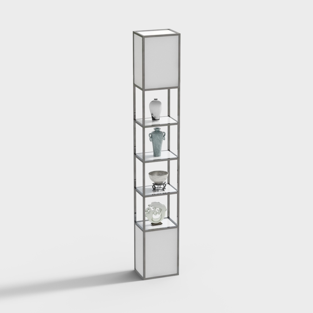 Minimalist Metal Display Stand 3D model