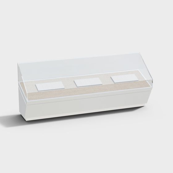 Stylish Display Cabinet 3D model for Modern Spaces