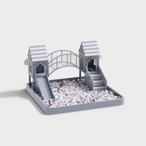 Playful Paradise 3D model