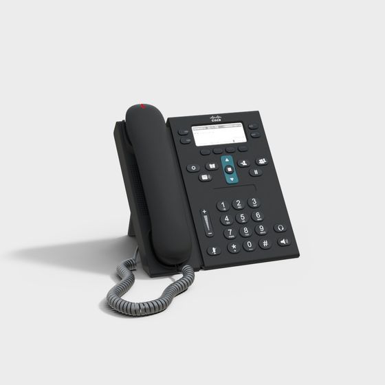 Realistic Cisco Phone 3D model for Creative Projects