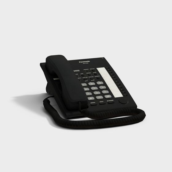 Panasonic Telephone 3D model for Creative Projects