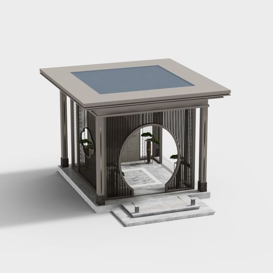 Low-Polygon Architectural 3D Model for Creative Projects