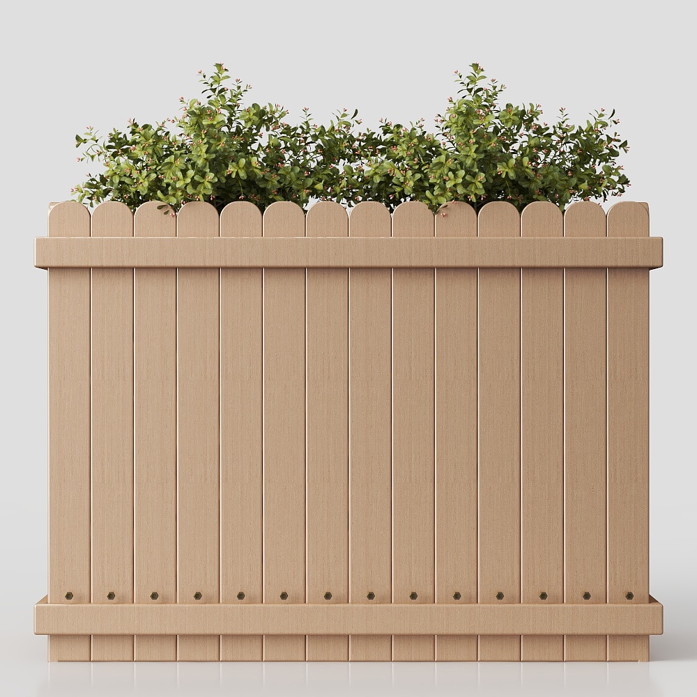Modern planters in scenic spots