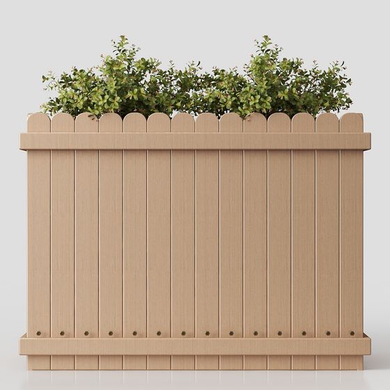 Charming Country Fence 3D Model