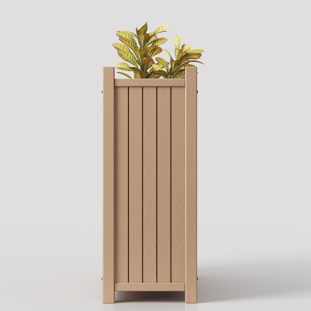 กระถางในสวนสไตล์โมเดิร์น