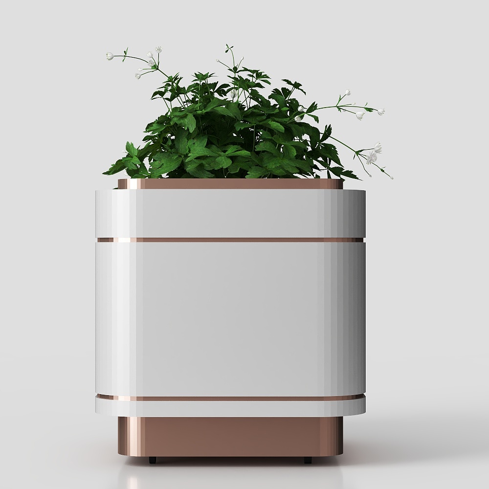 Modern flower box for living room