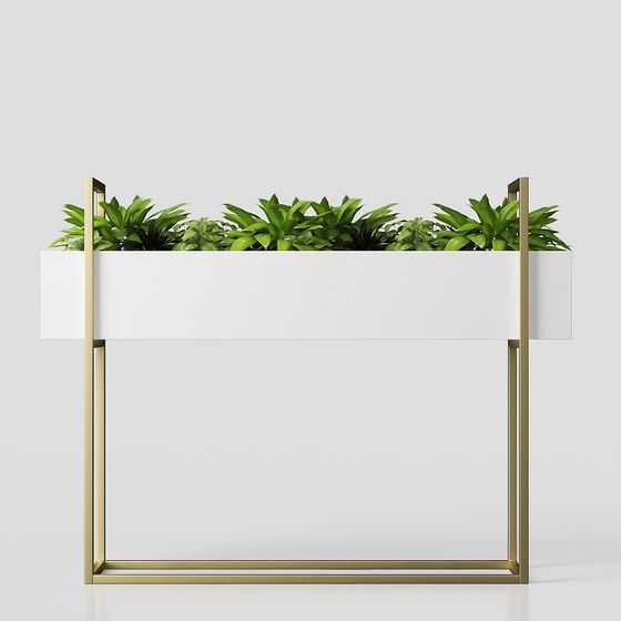 Urban Oasis Planter 3D model for Modern Spaces