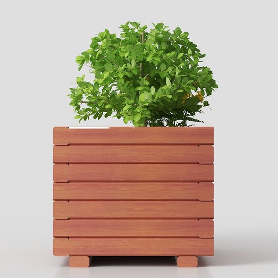 Urban Oasis Low-Poly 3D Model for Creative Projects