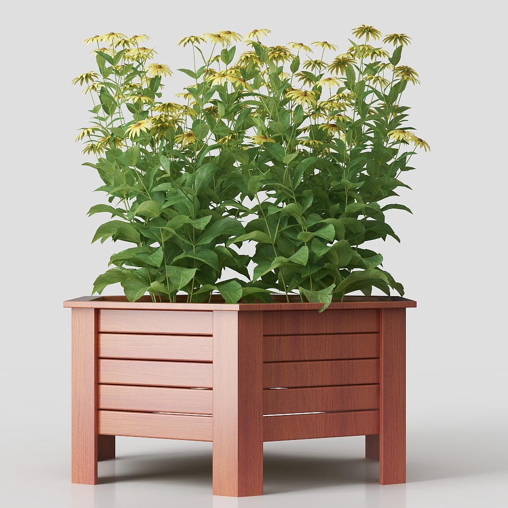 Garden European style flower box