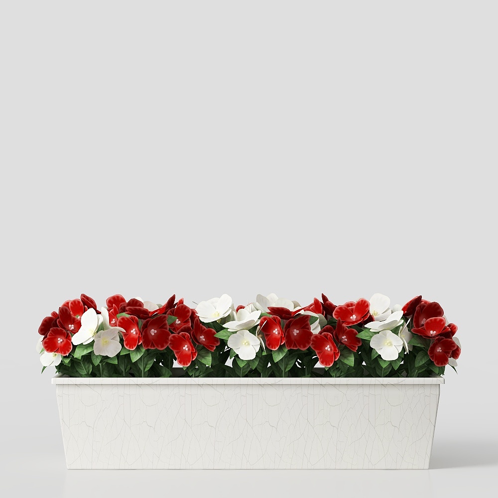 กระถางดอกไม้สมัยใหม่กลางแจ้ง