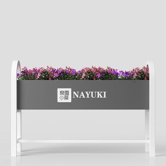 NAYUKI Flower Bed 3D model for Urban Spaces