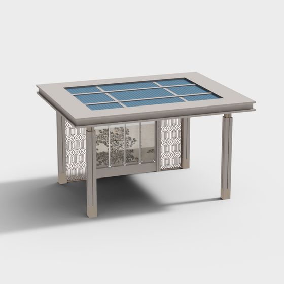 City Window Coffee Table 3D model