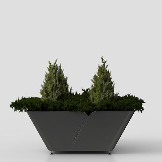 Hộp hoa sân vườn thời trang