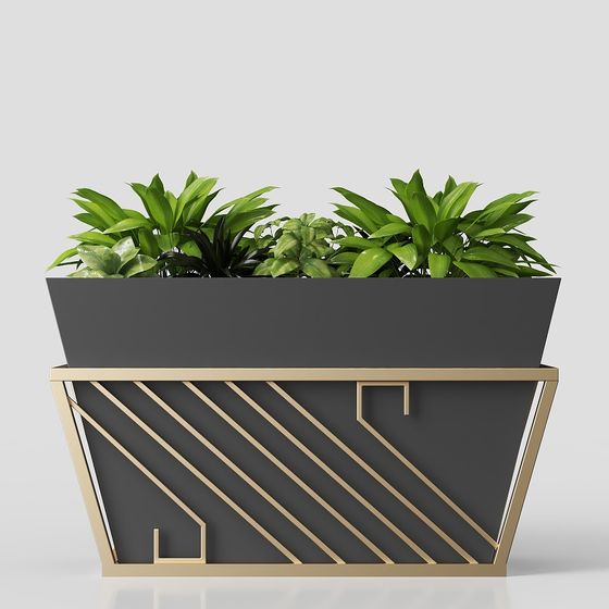 Urban Oasis Planter 3D Model