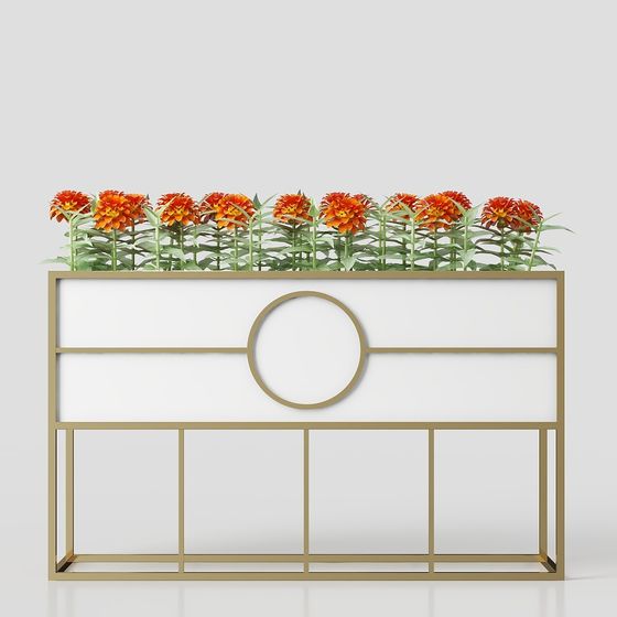 Urban Oasis Flower Stand 3D model