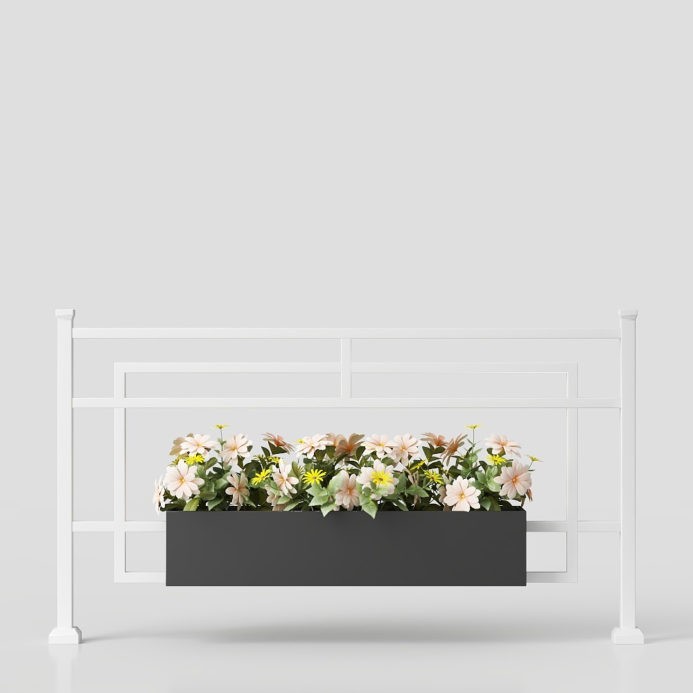 Modern flower stand for pedestrian street
