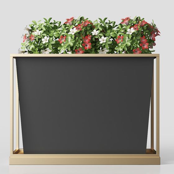 Urban Oasis Planter 3D model for Creative Projects