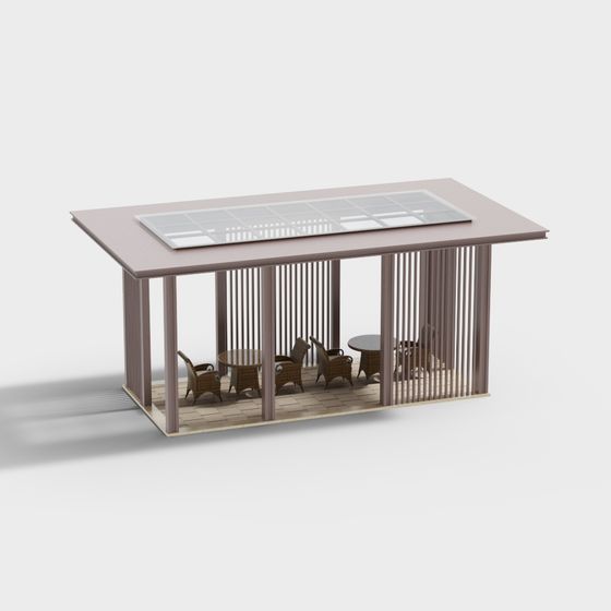 Urban Oasis Pavilion 3D model